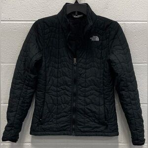 The North Face ThermoBall Jacket Women’s S | Lightweight Black Puffer F15